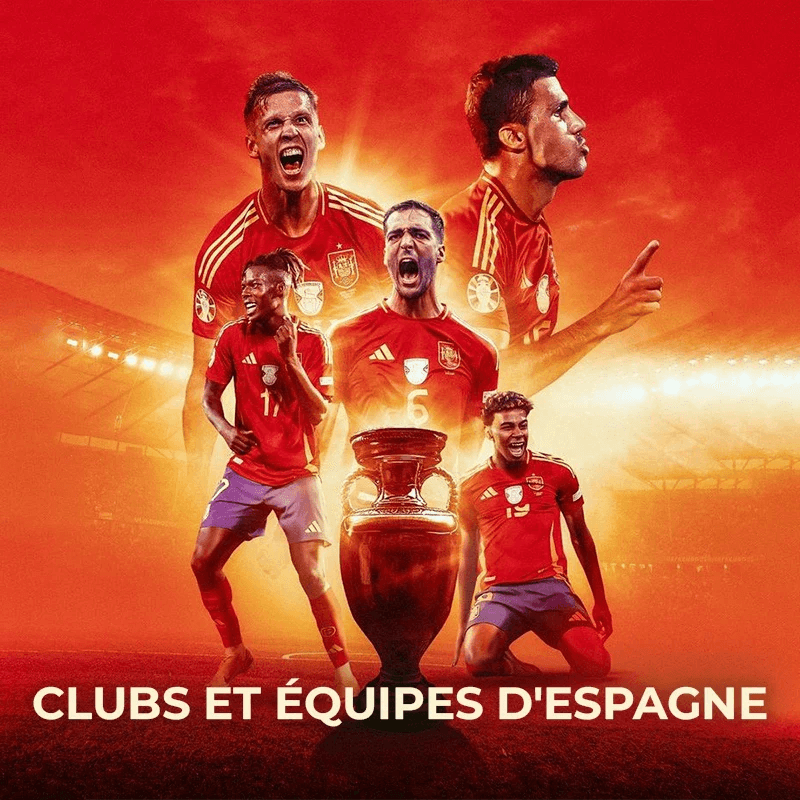 Maillots de Clubs et Équipes d'Espagne