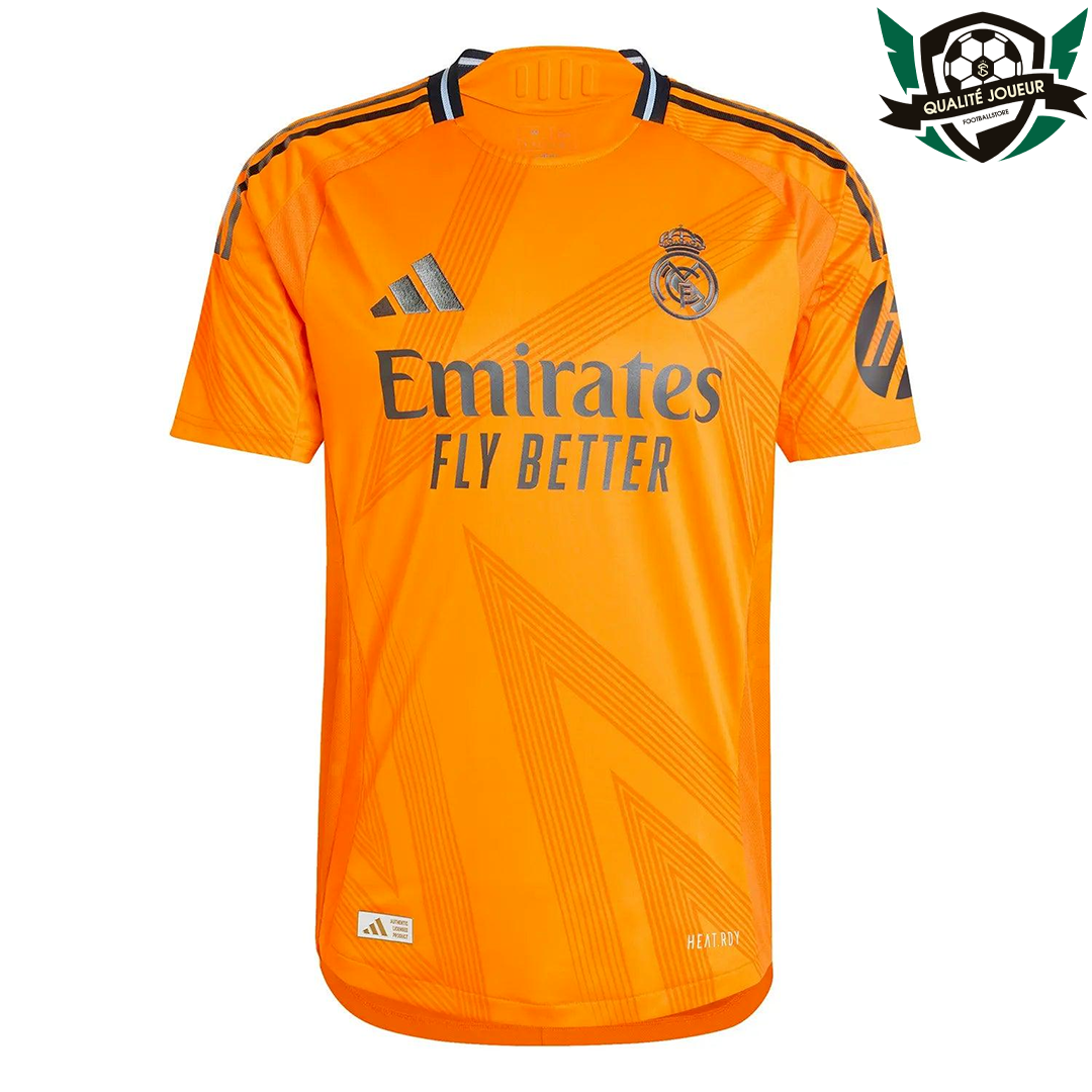Maillot Authentique Extérieur 2024/25 Real Madrid Orange