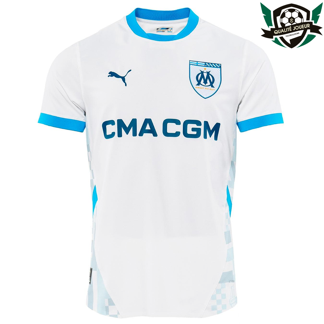 Maillot Authentic Home 24/25 Olympique de Marseille Homme